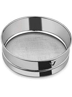 Stainless Steel Flour Strainers Silver 10" ( මල නොබැඳෙන වානේ පිටි පෙරන )