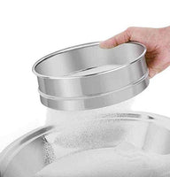 Stainless Steel Flour Strainers Silver 10" ( මල නොබැඳෙන වානේ පිටි පෙරන )