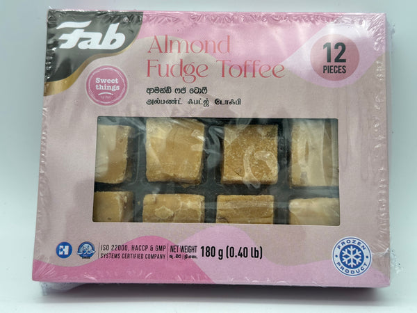 Fab Almond Fudge Toffee 12 pcs ** BUY ONE GET ONE FREE **