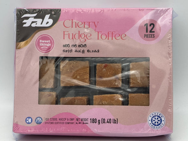 Fab Cherry Fudge Toffee 12 pcs ** BUY ONE GET ONE FREE **