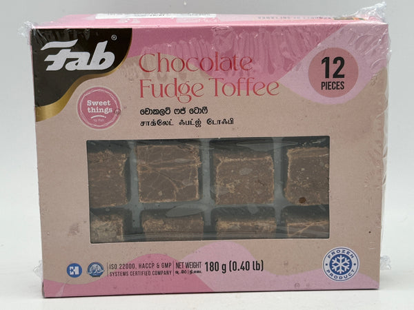 Fab Chocolate Fudge Toffee 12 pcs** BUY ONE GET ONE FREE **