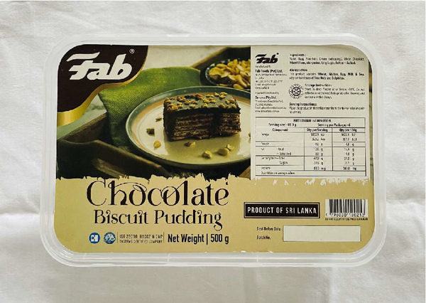 Fab Chocolate Biscuit Pudding 500g (1.10lb)