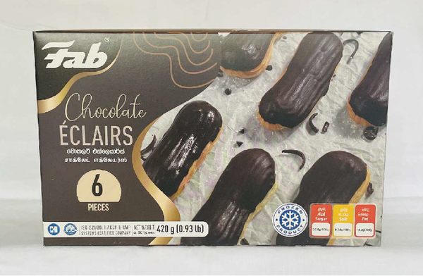 Fab Chocolate Éclairs 6-Pcs **