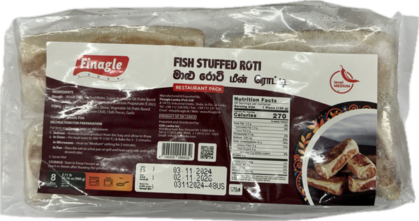 Finagle Fish Roti 8-Pcs  960g Restaurant Pack