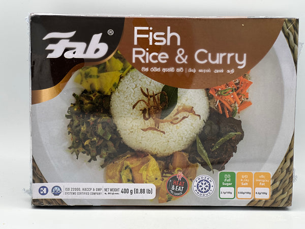 Fab Fish Rice & Curry 400g (0.88lb)
