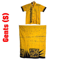 Gents - Batik Sarong & Shirt Kit (Size S)