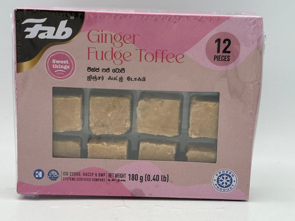 Fab Ginger Fudge Toffee 12 pcs ** BUY ONE GET ONE FREE **