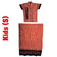 Kids - Batik Sarong & Shirt Kit (Size S)
