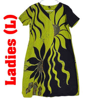Ladies - Batik Frock With a Side Pocket (Size - L)