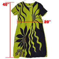 Ladies - Batik Frock With a Side Pocket (Size - L)
