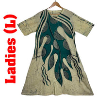 Ladies - Batik Frock With a Side Pocket (Size - L)