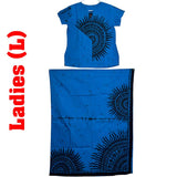Ladies - Batik Skirt & Blouse (Size - L)