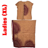 Ladies - Batik Skirt & Blouse (Size - XL)