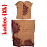 Ladies - Batik Skirt & Blouse (Size - XL)