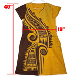 Ladies - Batik Frock With a Side Pocket (Size - L)