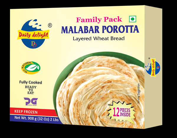 Daily Delight Malabar Porotta Family Pack 2Lb