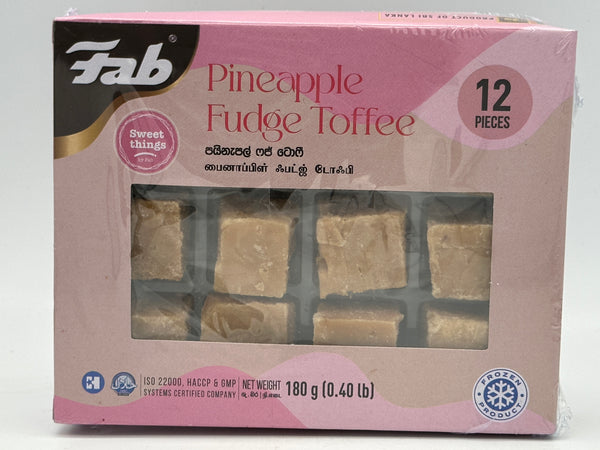 Fab Pineapple Fudge Toffee 12 pcs ** BUY ONE GET ONE FREE **