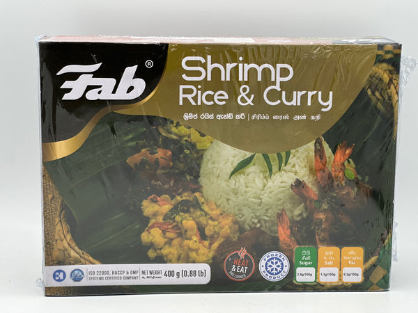 Fab Shrimp Rice & Curry 400g (0.88lb)