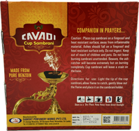 Cavadi Cup Sambrani ( 12 Cups )