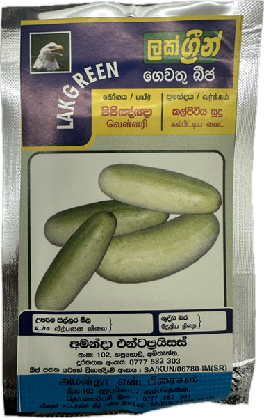 LakGreen Cucumber White Seeds (පිපිඤ්ඤා සුදු)