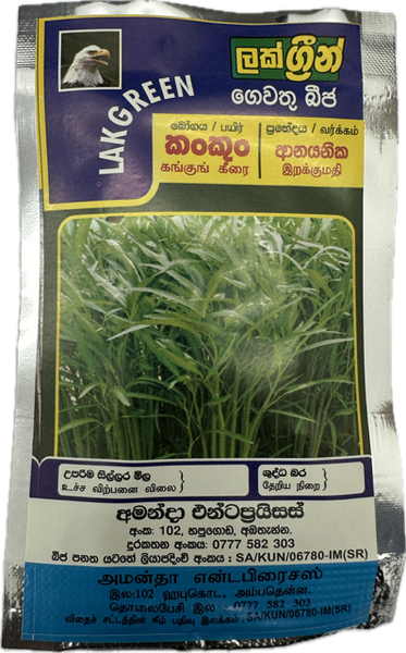 LakGreen Fresh Water Spinach ( Kankung ) Seeds