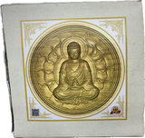 Wooden 15" Hand Carved Wall Hanging Buddha