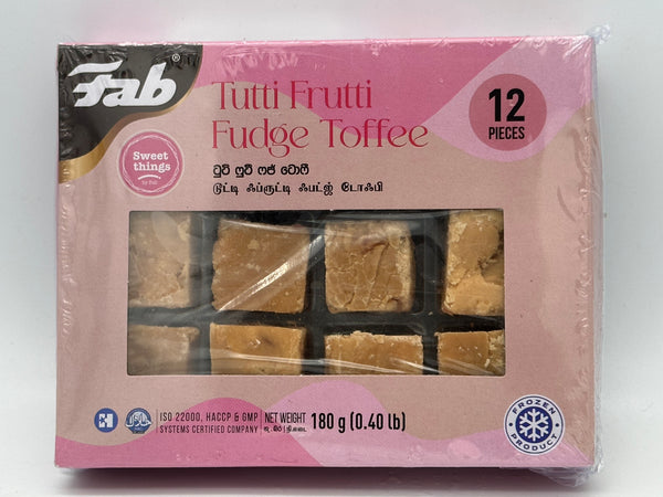 Fab Tutti Frutti Fudge Toffee 12 pcs ** BUY ONE GET ONE FREE **