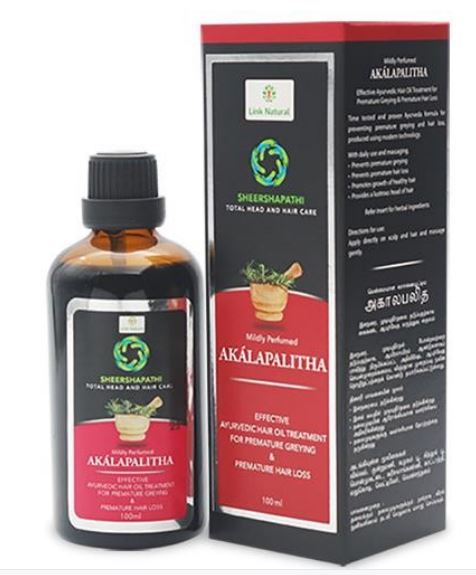 Link Natural Akalapalitha Premature Hair Loss Oil 100ml