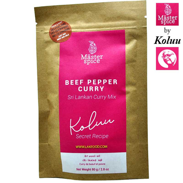 Beef Pepper Curry Mix 80g - Master Spices