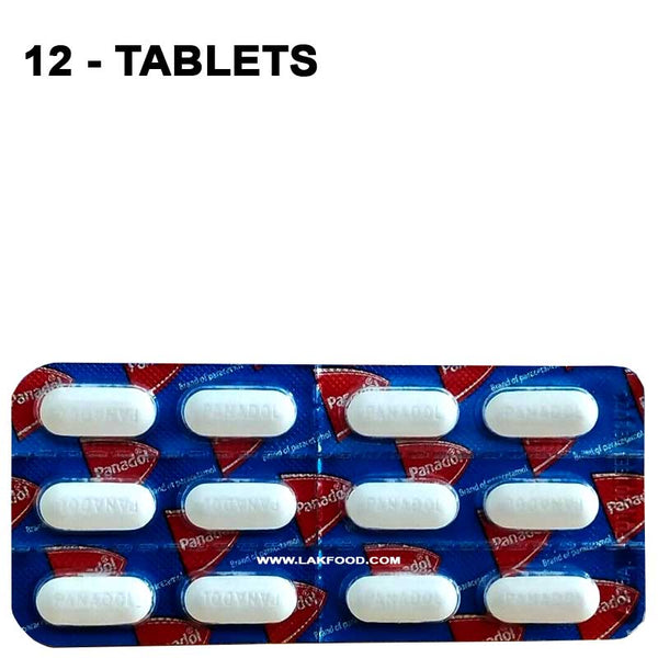 Panadol 500mg Paracetamol - 12 Tablets