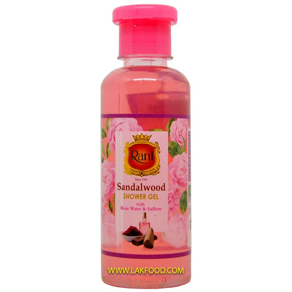 Swadeshi Rani Sandalwood Shower Gel with Rose Water & Saffron 250ml