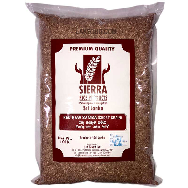 Sierra Red Raw Samba 10lb